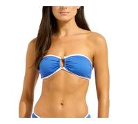 Seafolly Damen-Bandeau-Ring-Front, Strandbindung, Saphir, 36