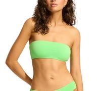 Seafolly Damen Bandeau Tube Bikini Top Badeanzug, Sea Dive Summer Green, 36