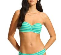 Seafolly Damen Bustier Bandeau Bikini Top Badeanzug, Calypso Jasmin, 38