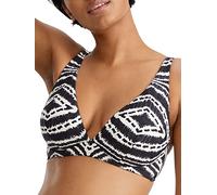 Seafolly Damen Dd Cup Fixed Triangle Top Badeanzug Bikini, Sansibar, Schwarz, 38