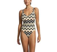 Seafolly Damen Dd Einteiliger V-Ausschnitt Badeanzug, Neue Wave Schwarz, 40