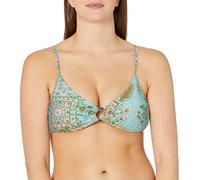 Seafolly Damen Free Spirit Ring Front Bralette Bikinioberteil, Türkis (Fresh Mint Fresh Mint), 32 (Herstellergröße: 6)