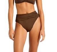 Seafolly Damen High Waist Wrap Front Pant Bikini-Unterteile, S.Collective Dark Chocolate, 40