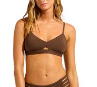 Seafolly Damen Hybrid Bralette Bikini, S.Collective Dark Chocolate, 40