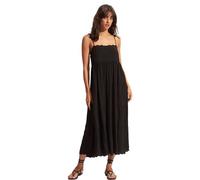 SEAFOLLY Damen Kleid Gia Scallop Midi (54917-DR) M Black