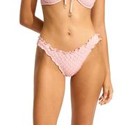 Seafolly Damen Mini Hipster Lettuce Edge Bottom Swimsuit Bikini-Unterteile, Daydreamer Dusty Pink, 40