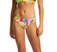 Seafolly Damen-Bikinihose, Standard, Hipster, volle Abdeckung, Badeanzug, Kuba-Türkis, 36
