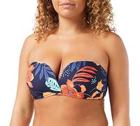 Seafolly Damen On Vacation Bandeau Bra Bikinioberteil, per Pack Blau (Indigo Indigo), 36 (Herstellergröße: 10)