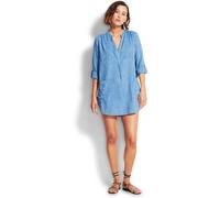 SEAFOLLY Damen Strandkleid "Boyfriend Beach Shirt" (52815-TO) L Chambray