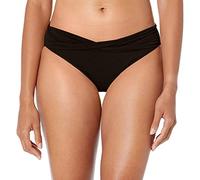 Seafolly Damen Twist Band Hipster Bikinihose, Schwarz Black), 38 (Herstellergröße:12)
