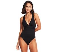 Seafolly - S.Collective Cross Back Badeanzug Damen schwarz