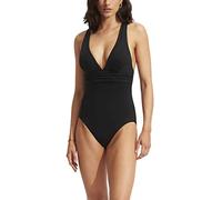 Seafolly Cross Back One Piece Badeanzug Schwarz XL