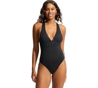 Seafolly Cross Back One Piece Badeanzug Schwarz XL