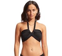 Seafolly Damen Women's Collective Halter Bandeau Bikini Schwarz 18