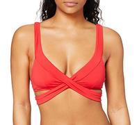 Seafolly Damen Wrap Front Tri Bra Bikini, Chilli, 34