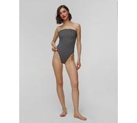 Seafolly Dd Bandeau One Piece Damen-badeanzug 11117dd230-black Print;Schwarz M