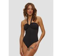 Seafolly Halter Bandeau One Piece Badeanzug Für Damen In Schwarz 10271942-black Schwarz XL