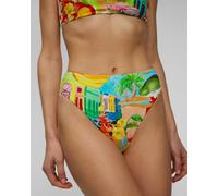 Seafolly High Rise Pant Bikini-slip Mit Hohem Bund 40609231-multi Print;Mehrfarbig L