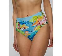 Seafolly High Waisted Pant Bikini-slip Mit Hohem Bund 40646211-blue Print;Mehrfarbig S