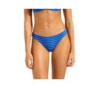 Seafolly Hipster-Bikinihose für Damen, Saphir mit Netz-Effekt, 40