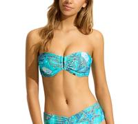 Seafolly La Mer DD U Tube Aquatic Blue - 38