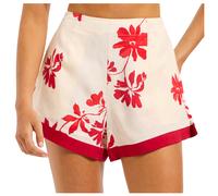 Seafolly - Mayflower Tailored Short - Shorts, Gr. S, bunt (Ecru/Cosmo)