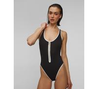 Seafolly Retro Tank One Piece Damen-badeanzug 11170072-black Schwarz S