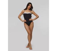 Seafolly Ric Rac One Piece Damen-badeanzug 11097717-black Schwarz M