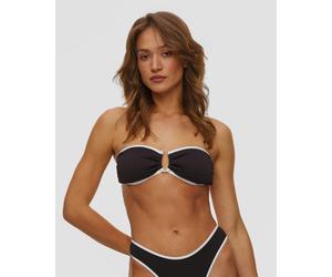 Seafolly Ring Front Bandeau Bikini-top Für Damen In Schwarz 31283072-black Schwarz S
