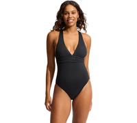 Seafolly - S.Collective Cross Back Badeanzug Damen schwarz