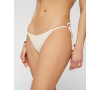 Seafolly Tie Side Rio Pant Bikini-hose 40651930-ecru Beige S