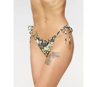 Seafolly Tie Side Rio Pant Bikini-slip 40706914-wild-lime Print;Gelb M