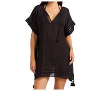 Seafolly - Women's Crinkle Gauze Kaftan - Kleid, Gr. One Size, schwarz (Black)