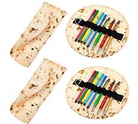 Seajan Lustiges Federmäppchen, Organizer, Bürozubehör, Make-up-Tasche, Schulbedarf, nützliches Geschenk, 4 Stück, Mehrfarbig, Modern