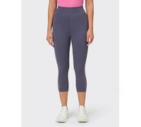 Seamless Capritights VENICE BEACH "LEGGINGS 3/4 KIMBERLY", Damen, Gr. L (42), N-Gr, blau mussel, Obermaterial: 75% Polyamid, 25% Elasthan, Hosen Seamless Capritights, sportlicher Stil, für Sport, atmu