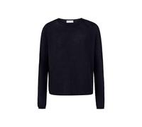 Rich & Royal - Seamless Crew-neck Half Cardigan midnight blue - Gr. - XL