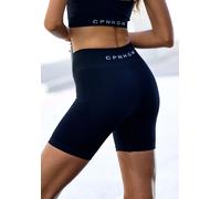 Seamless Shorts COPENHAGEN STUDIOS, Damen, Gr. S (36/38), N-Gr, schwarz, Obermaterial: 93% Polyamid, 7% Elasthan, unifarben, Basic, Hosen, Seamless High Waist Design (18430360-S) schwarz