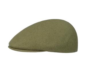 Seamless Wool Gatsby 507 Flatcap by Kangol dunkeloliv XL (60-61 cm)