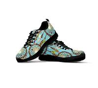 SEANATIVE Damen Sport Gym Sneaker Mode Atmungsaktive Laufschuhe Casual Walking Schuhe, Blau - Traumfänger - Größe: 39 EU