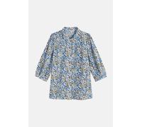 Seasalt Bluse Hope Damen Weiß Blau Grün Blumen Woodland Blau 40