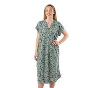 Seaside Sankt Claud Tunika-Kleid für Damen Freizeit-Sommerkleid, Daisey Flower Green, 34