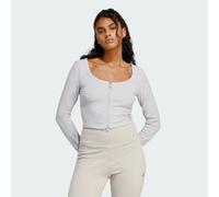 Seasonal Essentials Rib Cardigan Light Grey Heather XL