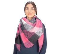 Seasons of April Bunter, kuschelig weicher Damen Schal in dreieck Form - Greta (R82 Pink Mix)