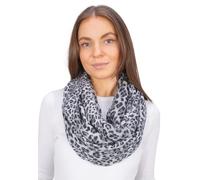 Seasons of April Leichter & weicher Damen Schal Leo Loop Schlauchschal - Gyda (Grau V81)