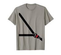 Seat Belt Shirt - Funny Fake Seatbelt T-shirt - Passenger T-Shirt