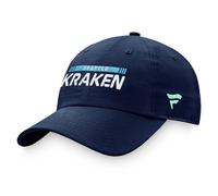 Seattle Kraken NHL Fanatics Authentic Pro Game & Train Cap One Size Navy