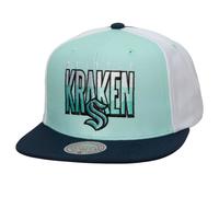 Seattle Kraken NHL Mitchell & Ness Billboard 2 Snapback Einheitsgrösse Teamfarben