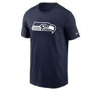 Seattle Seahawks NFL Nike Essential Logo T-Shirt Navy M Navy