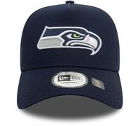 New Era 9Forty A Frame NFL Seattle Seahawks Baseballkappe für Erwachsene, Dunkelblau, Dunkelblau, One size