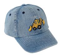 SEAUR Kappe Kinder Bagger Basecap Jungen Mädchen 3-8 Jahre Verstellbar Baseballkappe Baumwolle Denim Baseball Cap Kleinkind Cappy Kappi 52-54CM